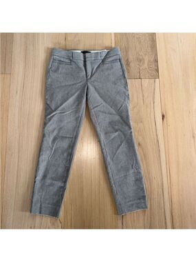 Banana Republic Sloan Gray And White Trousers Pants Size 6